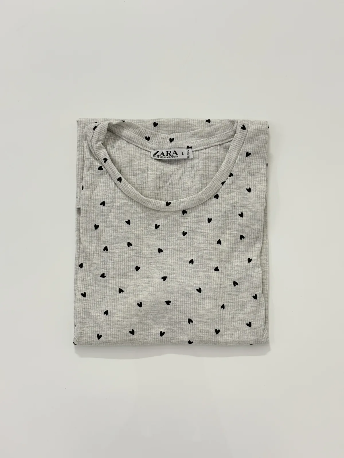 تیشرت کبریتی ZARA طرح قلب